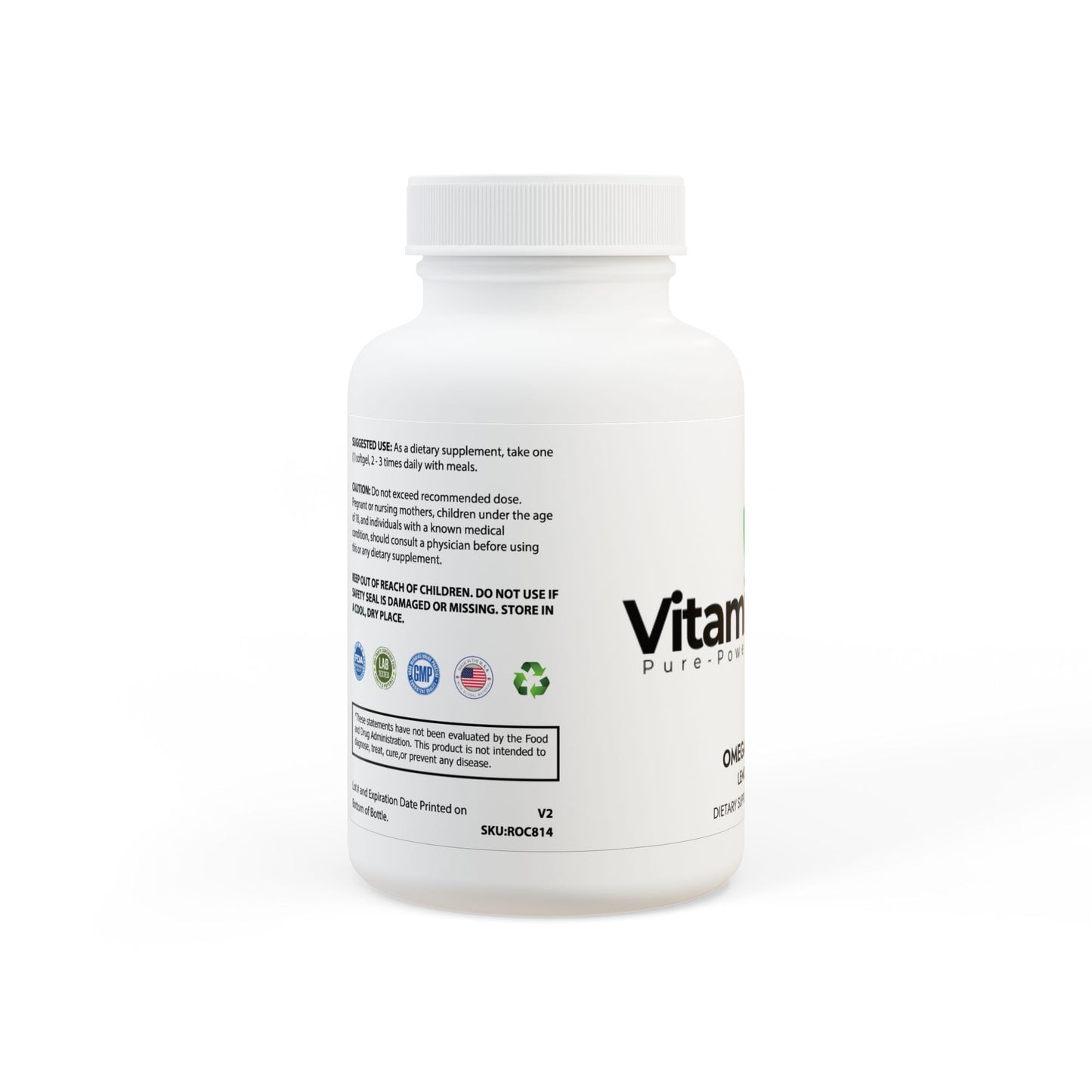 Omega 3 Fish Oil Supplement (60 Softgels)