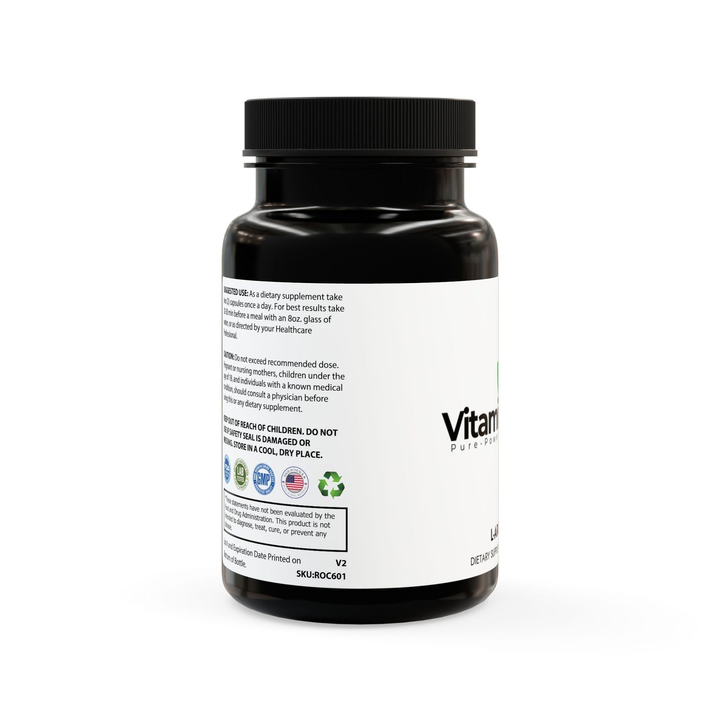 L-Arginine Supplement (60 Capsules)