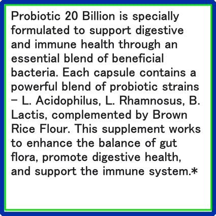 Probiotic 20 Billion