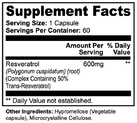 Resveratrol (600mg)