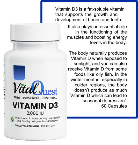 Vitamin D3 (2,000 IU)